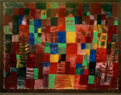 Houses with Stairway by Paul Klee